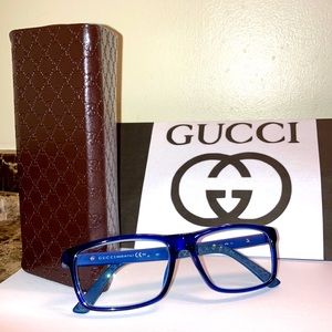 Gucci GG 1074 JPB Acetate Blue Glasses